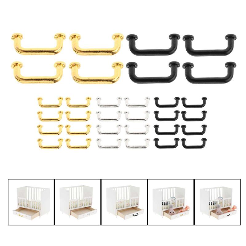 1:12 Mini Pulls DIY Dollhouse  - Cabinet Handle Pull บทวิจารณ์และราคา