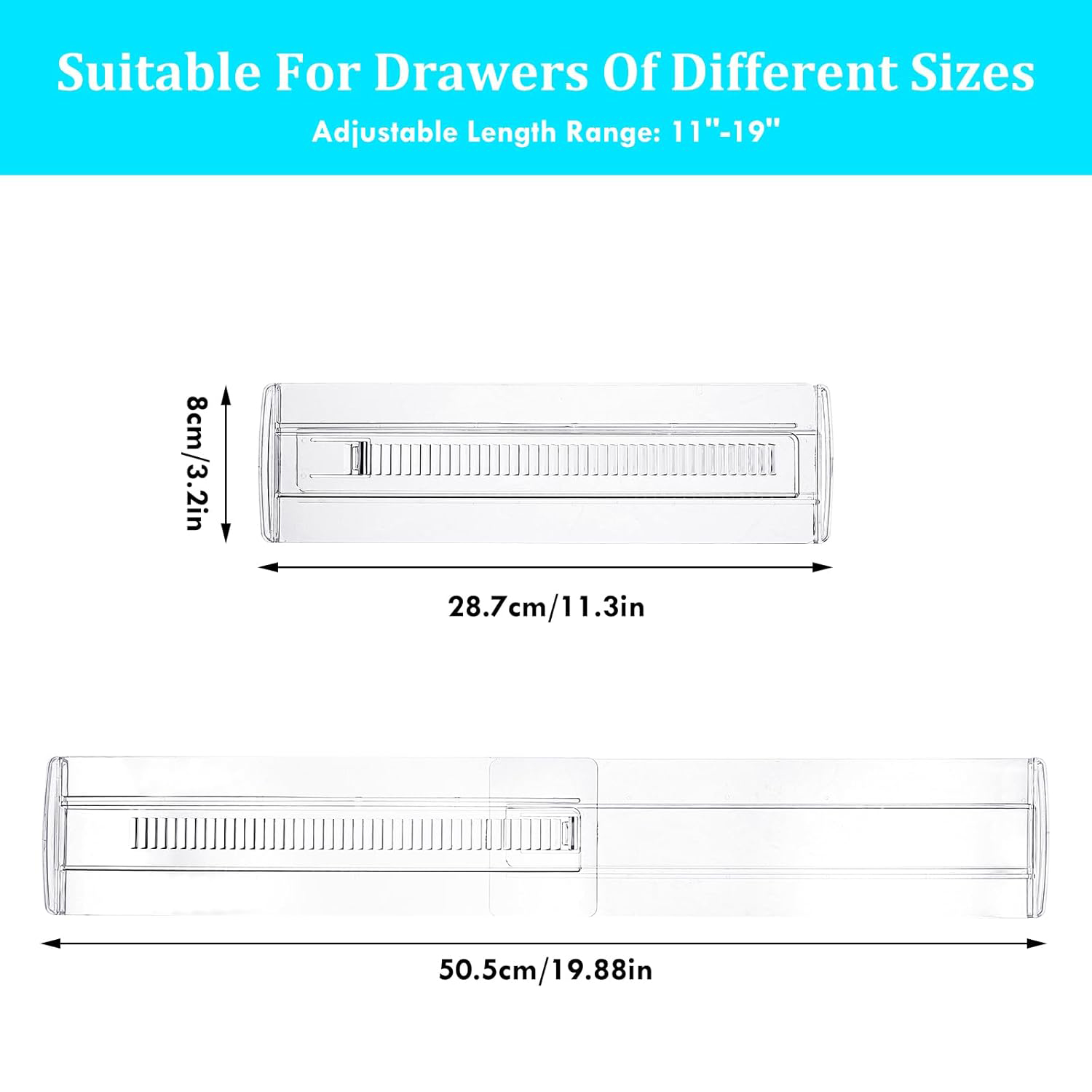 1/4/6/8-Pack Adjustable Drawer - Home Improvement Outlet Stores บทวิจารณ์และราคา