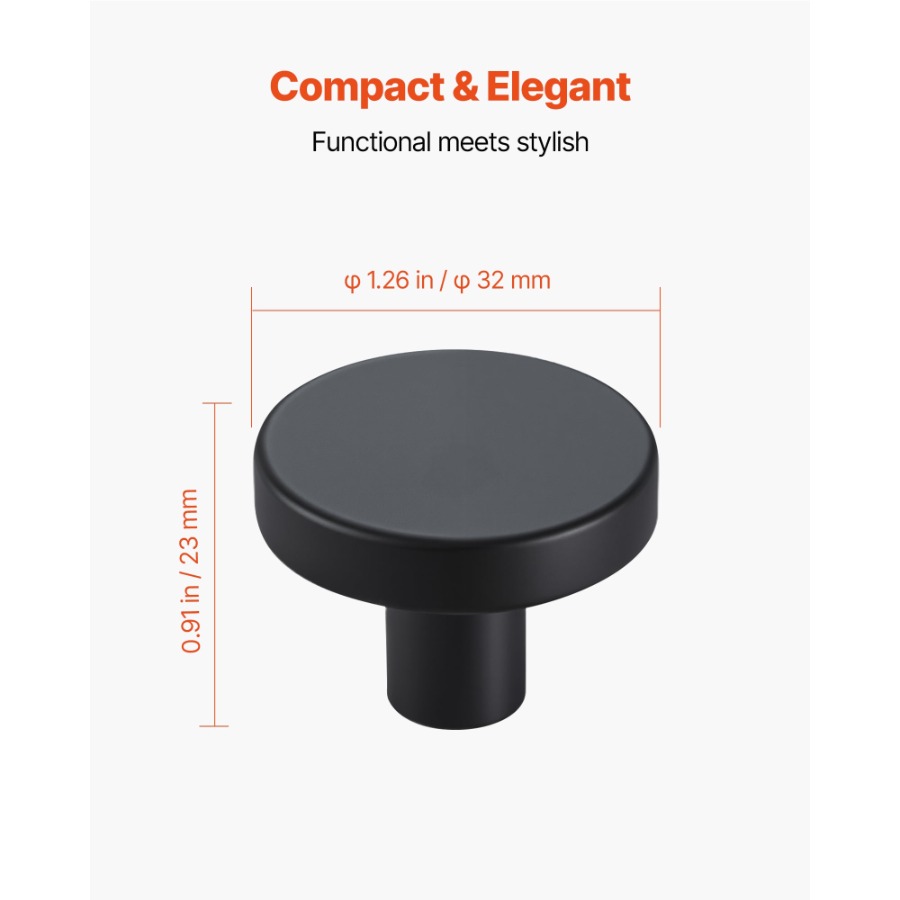 Set of 10 Black Zinc Alloy Cab - Cabinet Handle Pull บทวิจารณ์และราคา