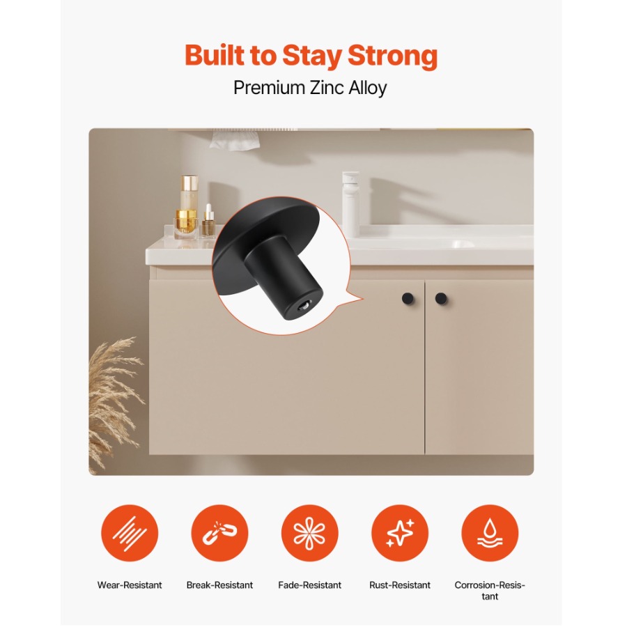 Set of 10 Black Zinc Alloy Cab - Cabinet Handle Pull บทวิจารณ์และราคา