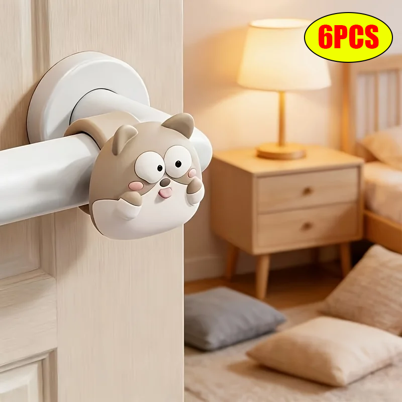 6pcs Door Knob Bumper Pads | P - Cabinet Handle Pull บทวิจารณ์และราคา