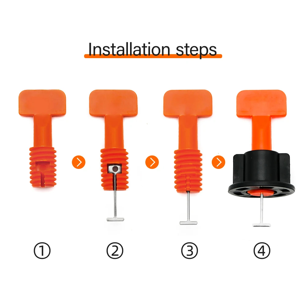 51Pcs Floor Tile Leveling Syst - Tile Leveling Clip บทวิจารณ์และราคา