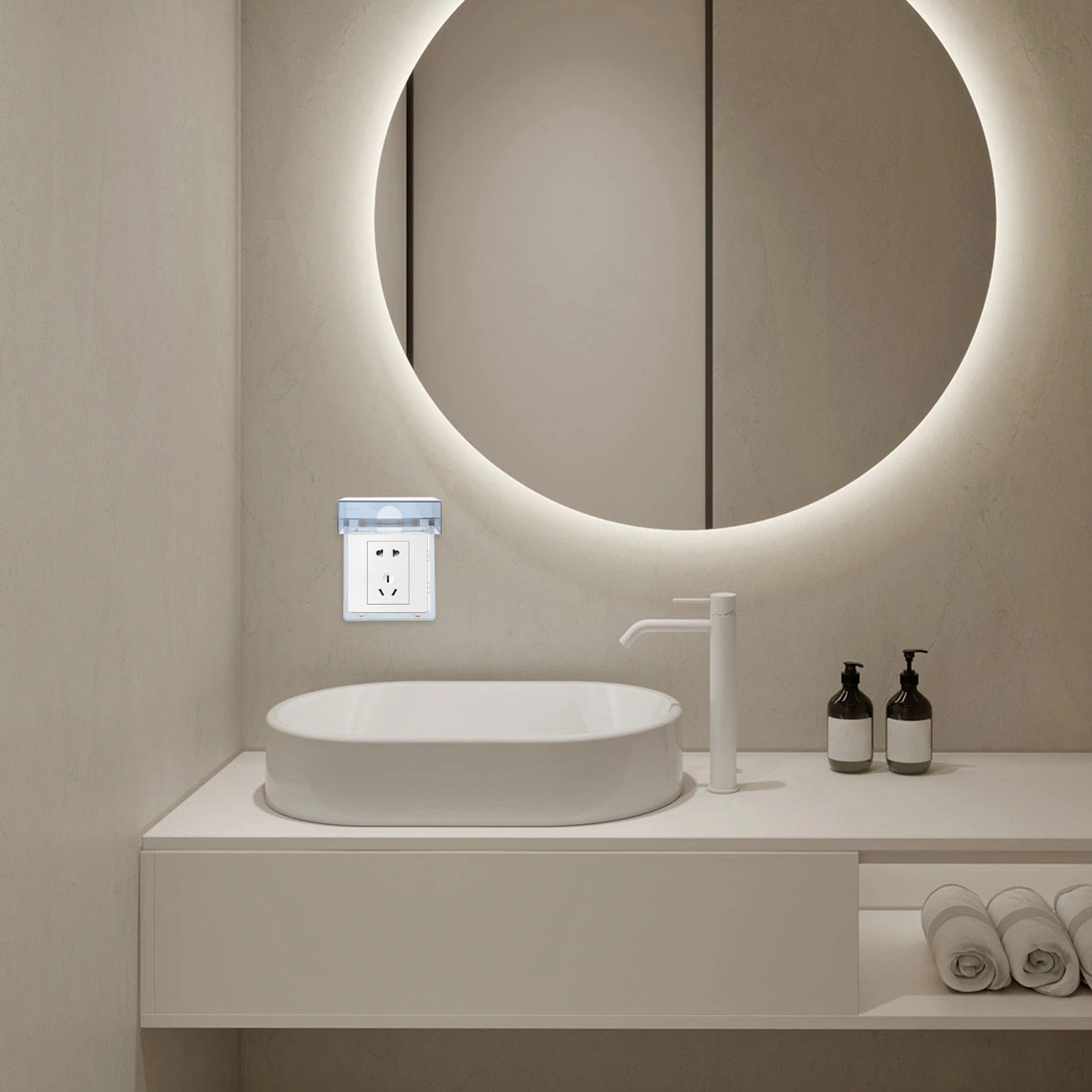 86 Type Waterproof Switch Box  - Electrical Outlet Cover บทวิจารณ์และราคา