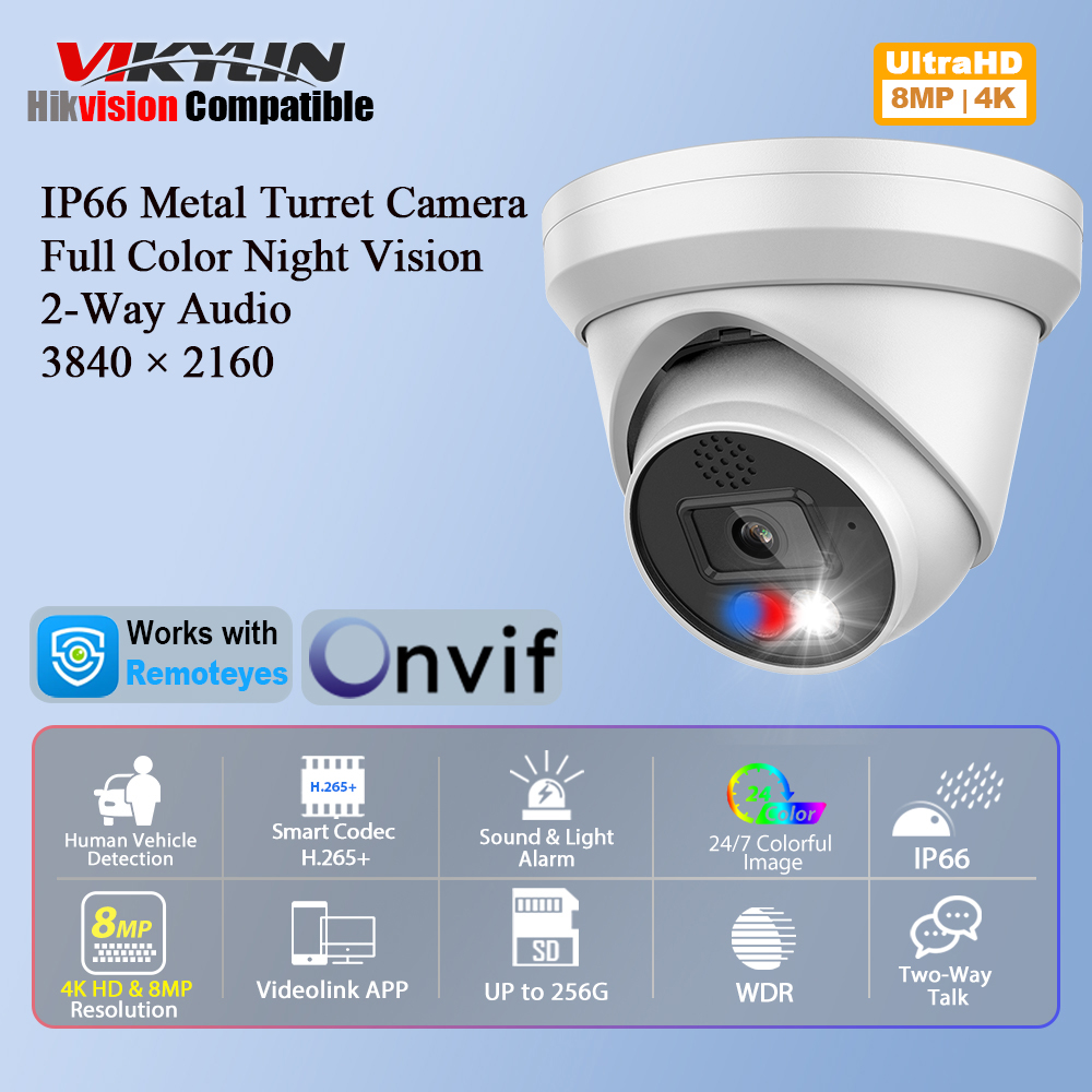 Vikylin 4K 8MP Alarm Full Colo - Lowe'S Home Improvement บทวิจารณ์และราคา
