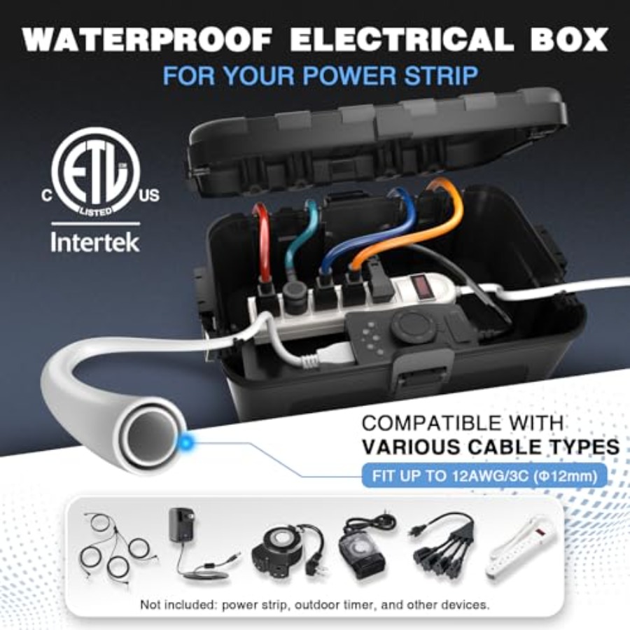 Outdoor Electrical Box 12.5 x  - Electrical Outlet Cover บทวิจารณ์และราคา