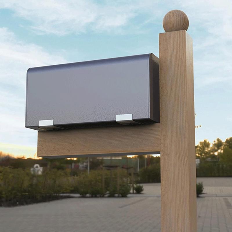 Mailbox Post Kit 2 Pieces Alum - Home Improvement In Usa บทวิจารณ์และราคา