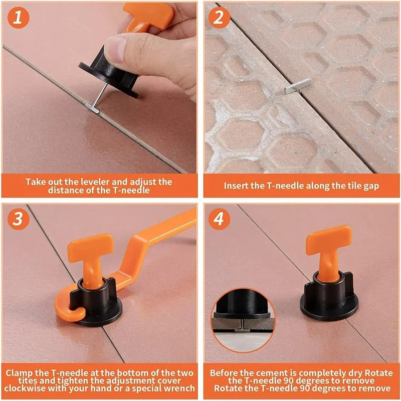 51-204Pcs Floor Tile Leveling  - Tile Leveling Clip บทวิจารณ์และราคา