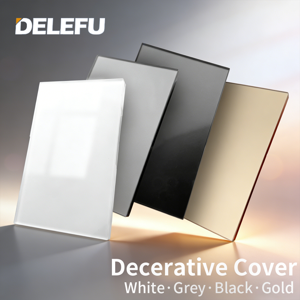 DELEFU Full Tempered Glass Bla - Electrical Outlet Cover บทวิจารณ์และราคา