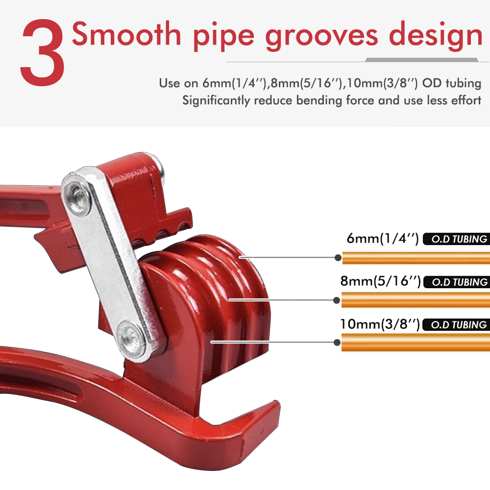 3-in-1 Pipe Bender Tool,90-180 - Home Improvement Youtube บทวิจารณ์และราคา