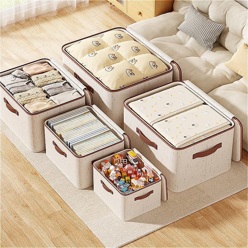 Storage Bin with Lid Fabric st - Cabinet Handle Pull บทวิจารณ์และราคา