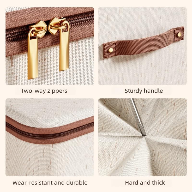 Storage Bin with Lid Fabric st - Cabinet Handle Pull บทวิจารณ์และราคา