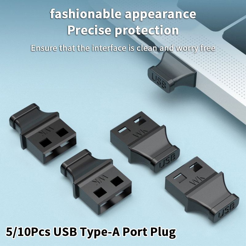 5/10Pcs Type-A USB Port Plug W - Electrical Outlet Cover บทวิจารณ์และราคา