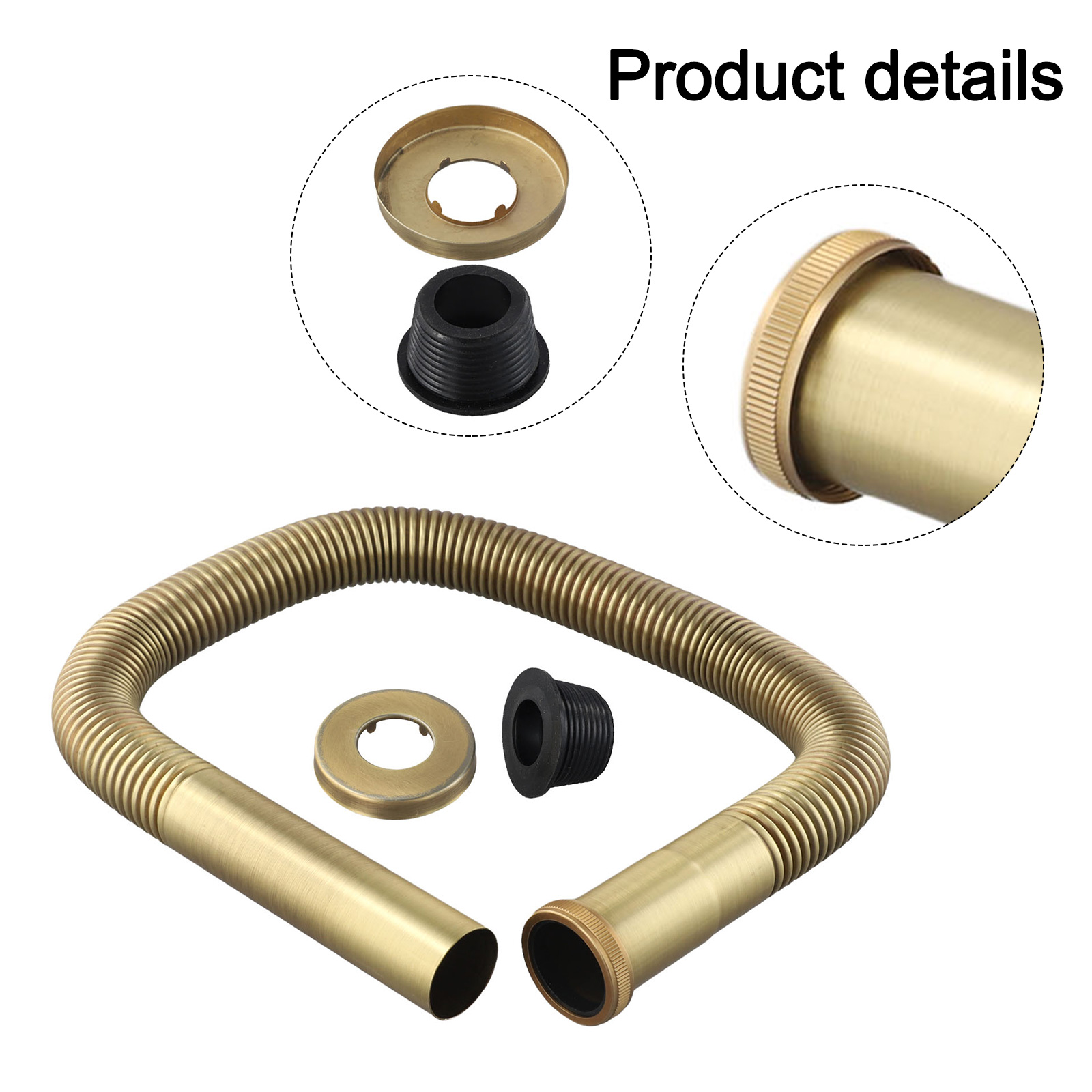 1pc Flexible Hose Brass Hose S - Home Improvement In Usa บทวิจารณ์และราคา