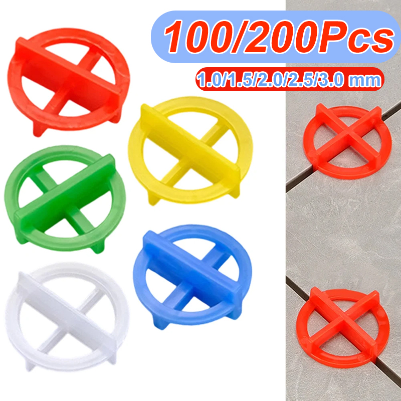 100/200Pcs Porcelain Tile Spac - Tile Leveling Clip บทวิจารณ์และราคา