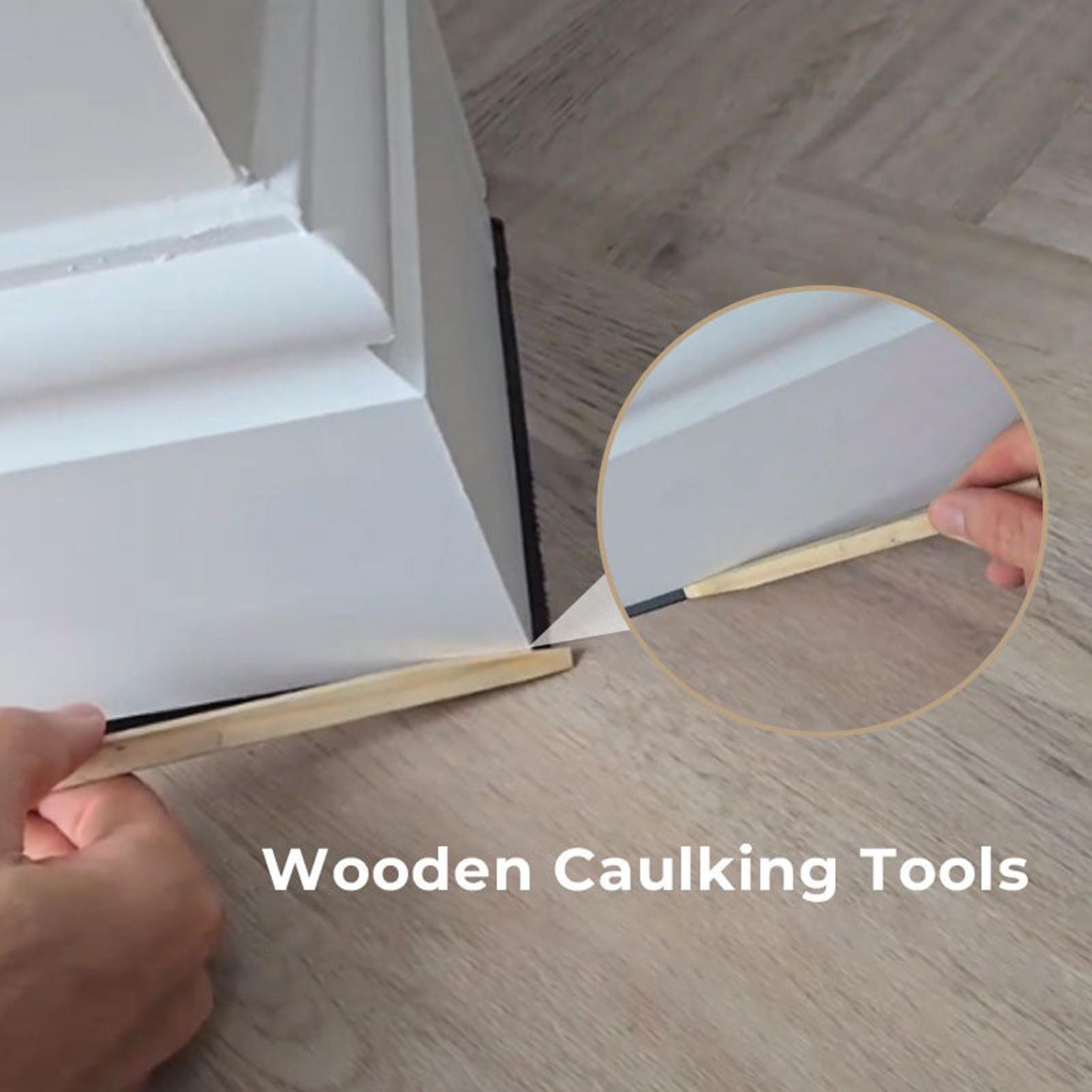 5pcs Wooden Caulking Tools Set - Home Improvement For Beginners บทวิจารณ์และราคา