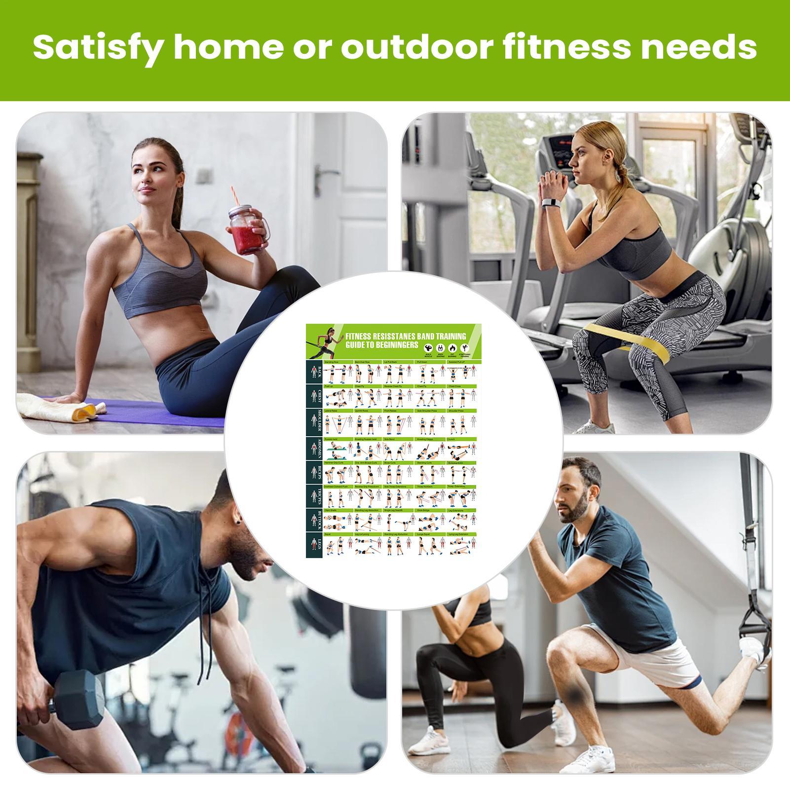 Fitness Chart Yoga Pose Chart  - Home Improvement For Beginners บทวิจารณ์และราคา