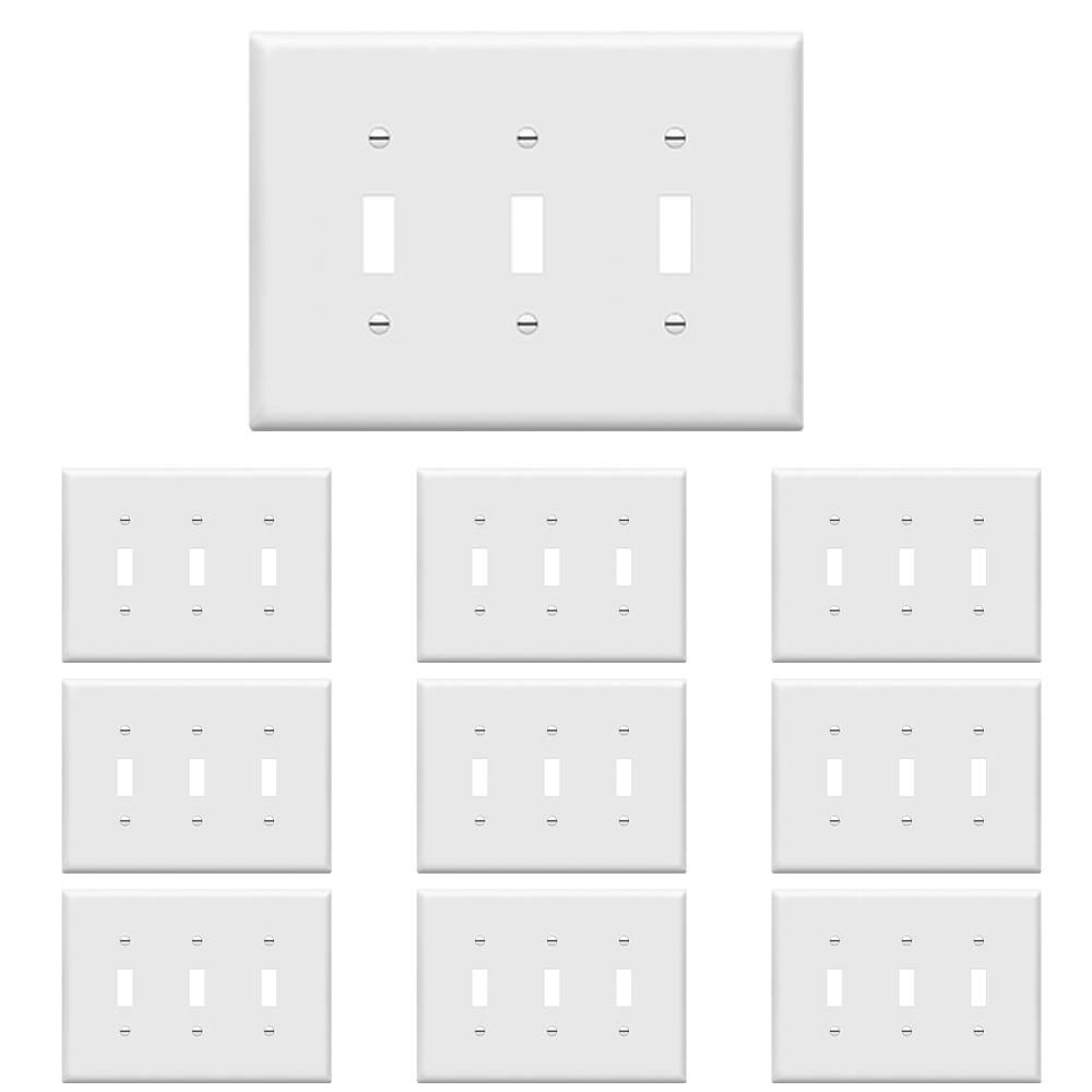 10pcs of Wall Panel Light Swit - Electrical Outlet Cover บทวิจารณ์และราคา