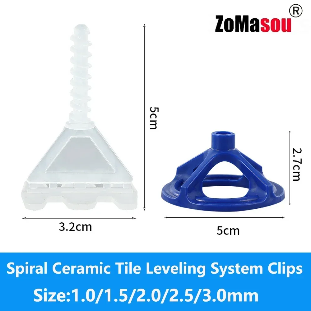 50-600Pcs Top Spiral Ceramic T - Tile Leveling Clip บทวิจารณ์และราคา