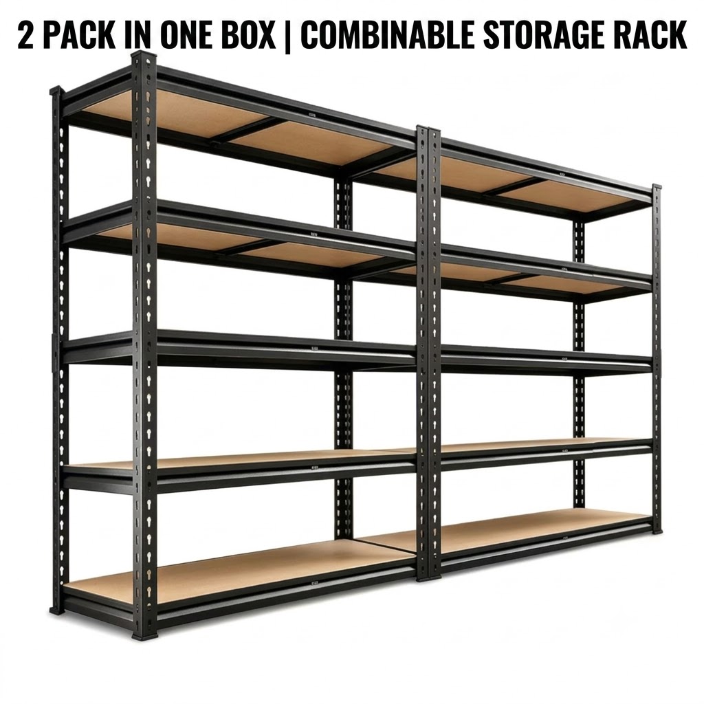 2 Pack Heavy Duty 5 Tier Stora - Home Improvement Outlet Stores บทวิจารณ์และราคา