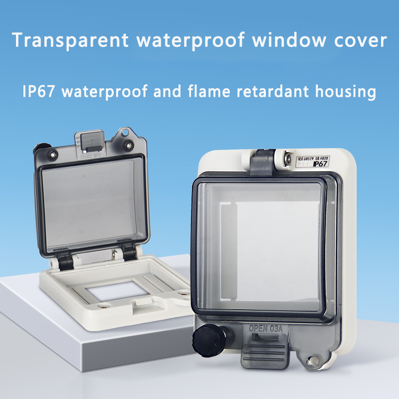 Waterproof transparent window  - Electrical Outlet Cover บทวิจารณ์และราคา